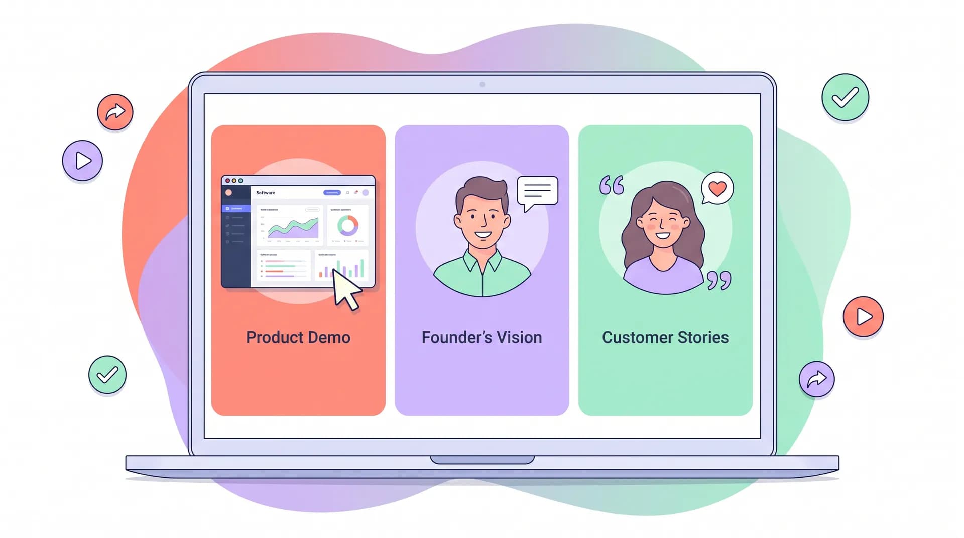 Demo vs Founder vs Testimonial Video Landing Page Picks