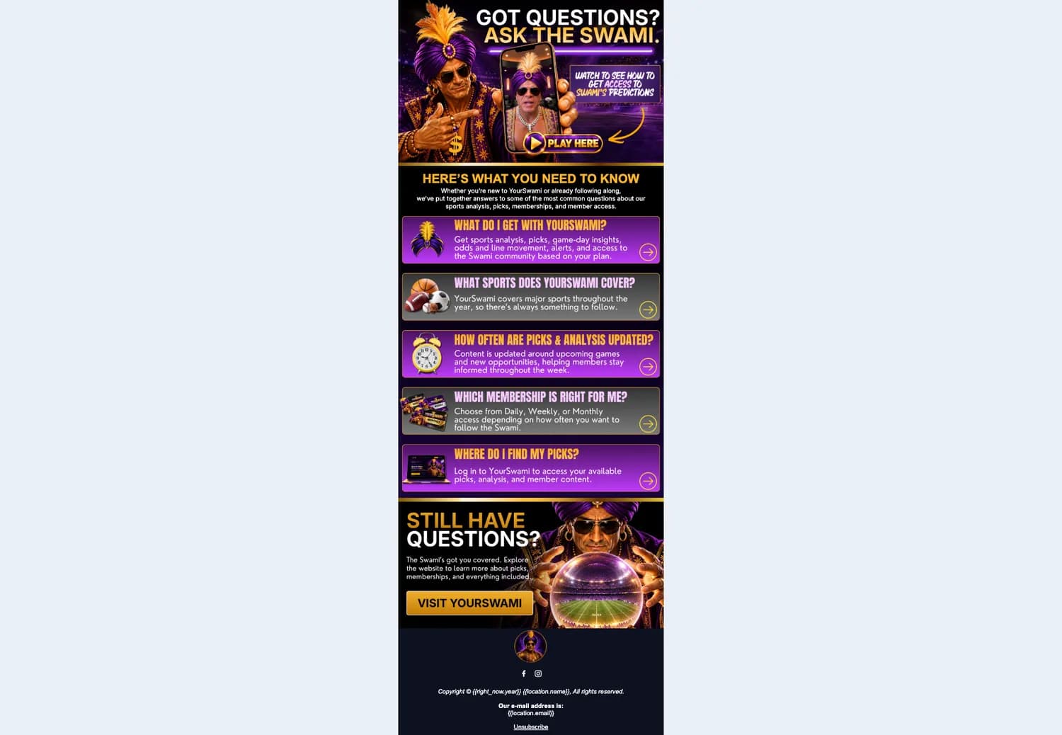 Your Swami Sports Prediction Services