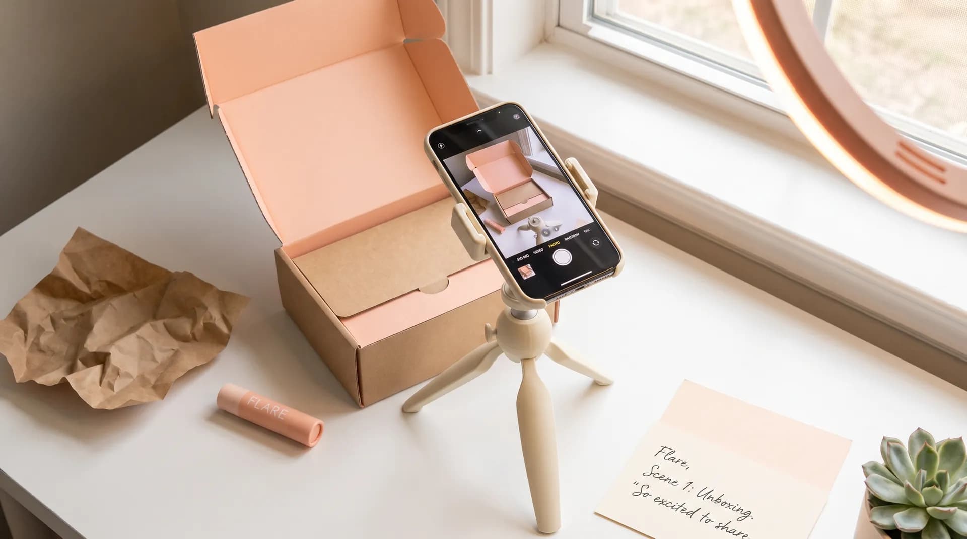 How to film your first UGC video (practice shoot guide)