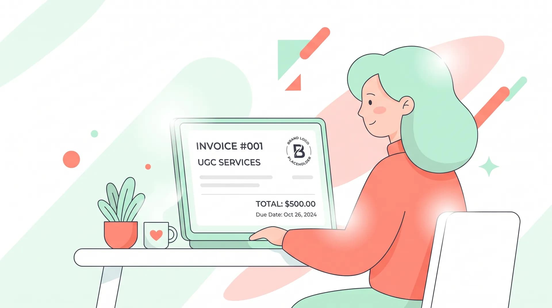 How to invoice a brand as a UGC creator (step-by-step)