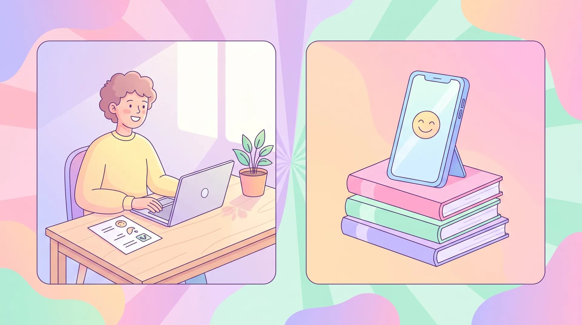 Video testimonial examples: remote self-recording setup